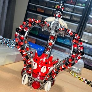 Ellegua corona orisha ellegua. Handmade very durable steal